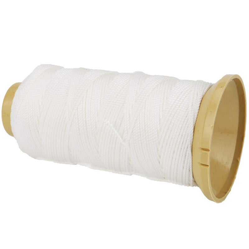 McFanBe Twisted Nylon Line Twine String Cord for Gardening Marking DIY Projects Crafting Masonry (White, 1.5mm-328 feet) - Image 3